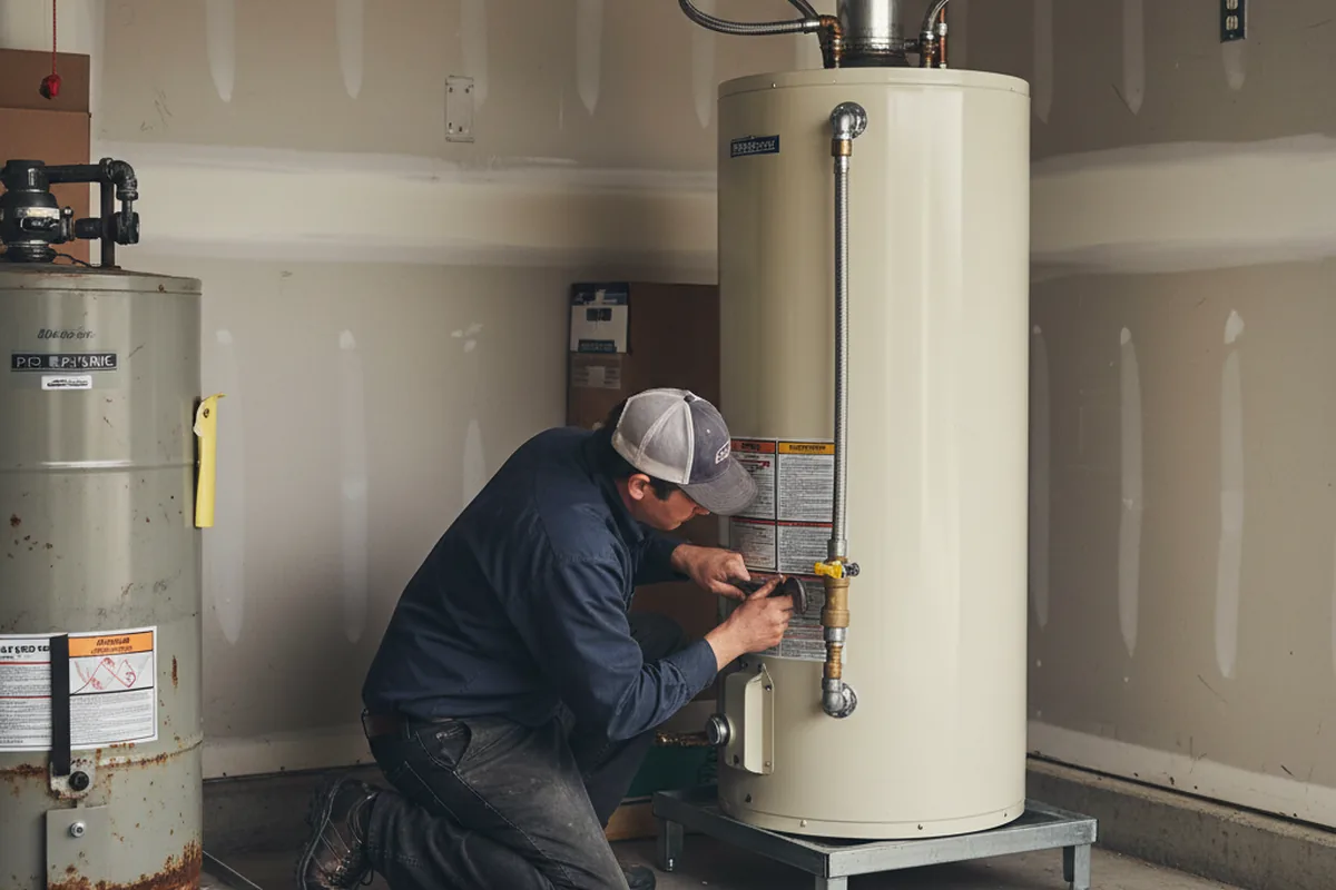 Water heater and shutoff valve replacement in Fort Collins